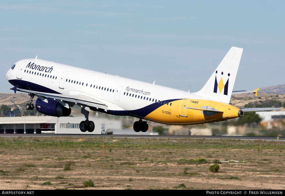 Aircraft Photo of G-OZBO | Airbus A321-231 | Monarch Airlines | AirHistory.net #194919