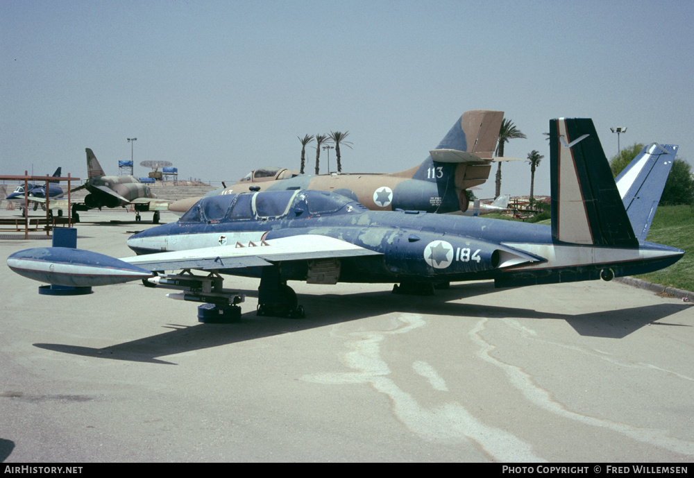 Aircraft Photo of 184 | Fouga CM-170R Tzukit | Israel - Air Force | AirHistory.net #194925