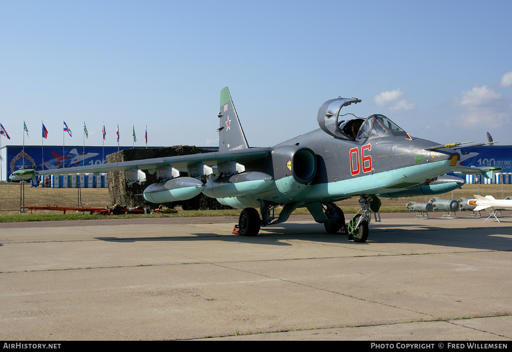 Aircraft Photo of 06 red | Sukhoi Su-25SM | Russia - Air Force | AirHistory.net #194942