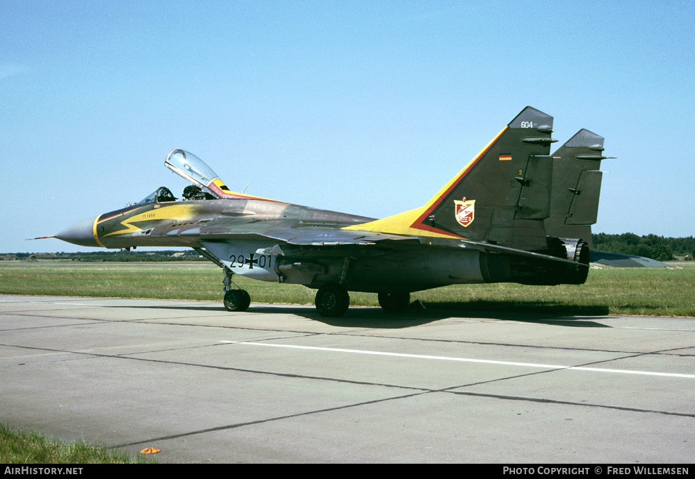 Aircraft Photo of 2901 | Mikoyan-Gurevich MiG-29 (9-12) | Germany - Air Force | AirHistory.net #194946