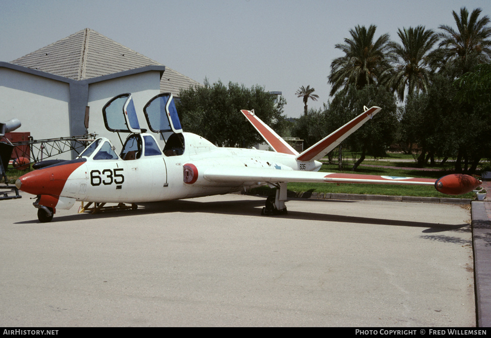 Aircraft Photo of 635 | Fouga CM-170R Tzukit | Israel - Air Force | AirHistory.net #194955