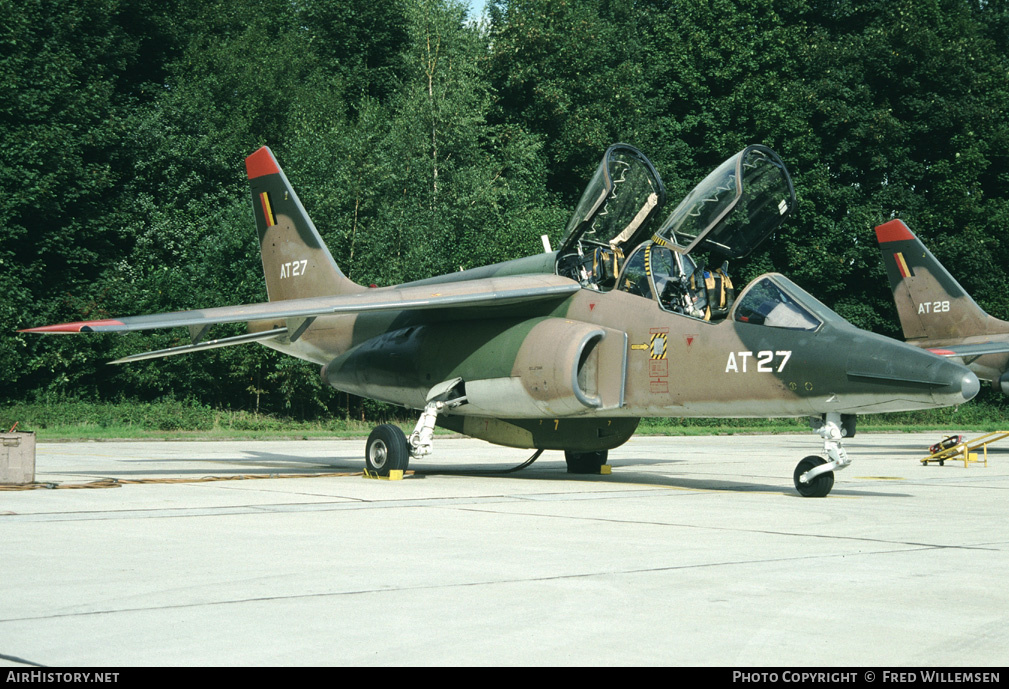 Aircraft Photo of AT27 | Dassault-Dornier Alpha Jet 1B | Belgium - Air Force | AirHistory.net #194967