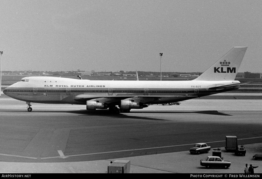 Aircraft Photo of PH-BUE | Boeing 747-206B | KLM - Royal Dutch Airlines | AirHistory.net #194998