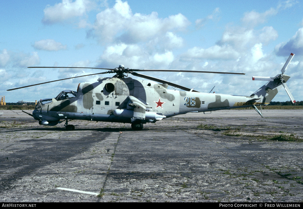 Aircraft Photo of 26 blue | Mil Mi-24V | Russia - Air Force | AirHistory.net #195000