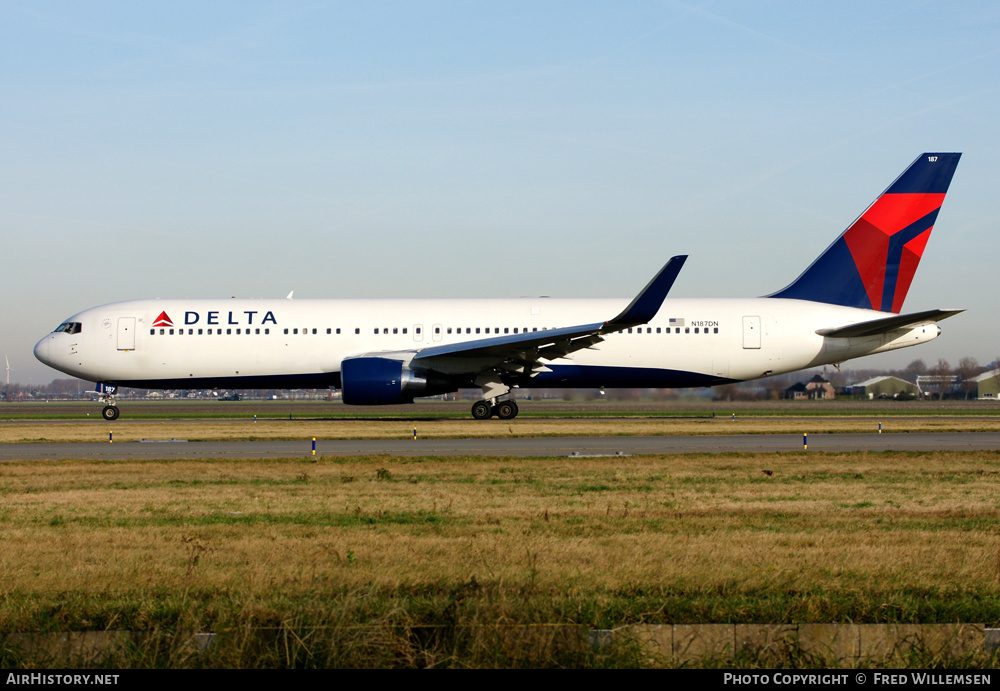 Aircraft Photo of N187DN | Boeing 767-332/ER | Delta Air Lines | AirHistory.net #195004