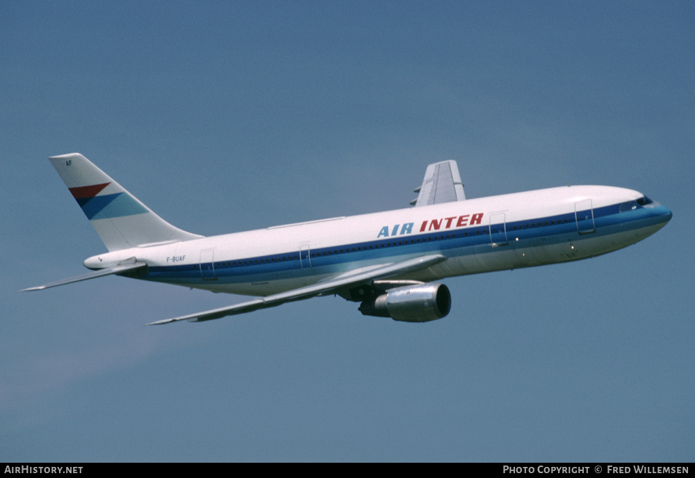 Aircraft Photo of F-BUAF | Airbus A300B2-1C | Air Inter | AirHistory.net #195018