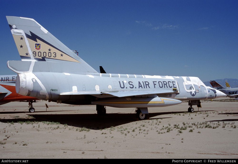 Aircraft Photo of 59-0003 / 90003 | Convair F-106A Delta Dart | USA - Air Force | AirHistory.net #195026
