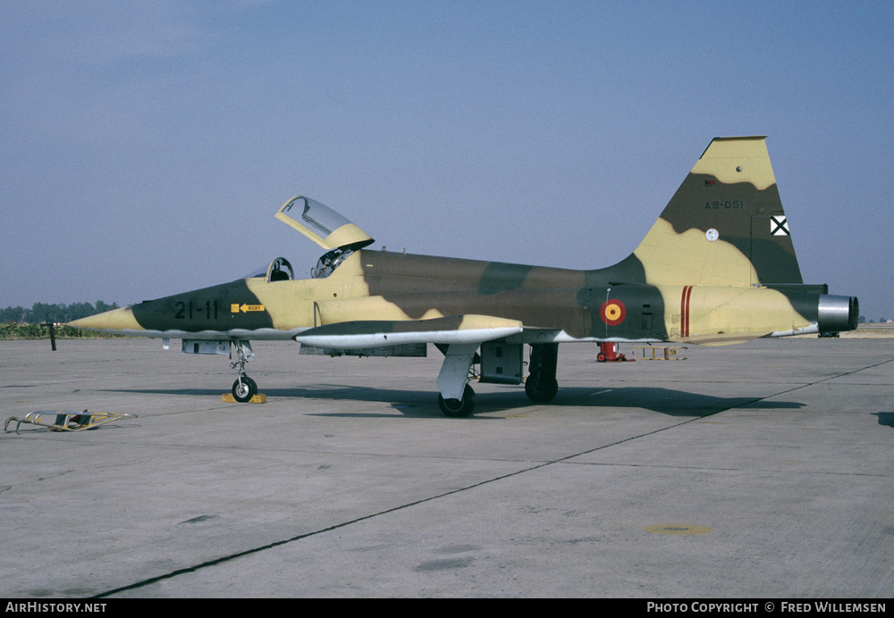 Aircraft Photo of A9-051 | Northrop SF-5A Freedom Fighter | Spain - Air Force | AirHistory.net #195032