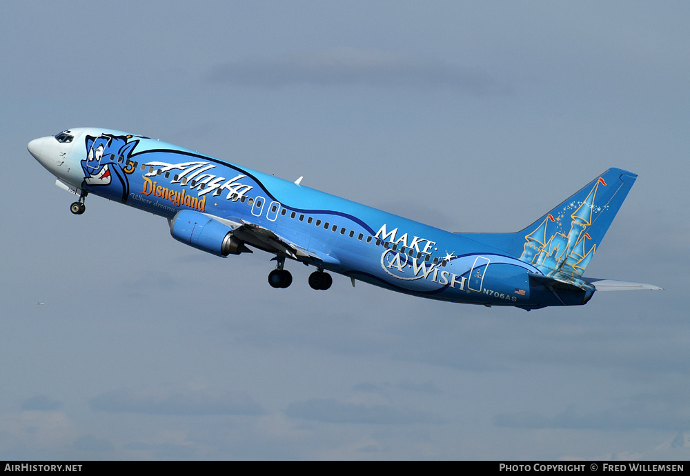 Aircraft Photo of N706AS | Boeing 737-4Q8 | Alaska Airlines | AirHistory.net #195052