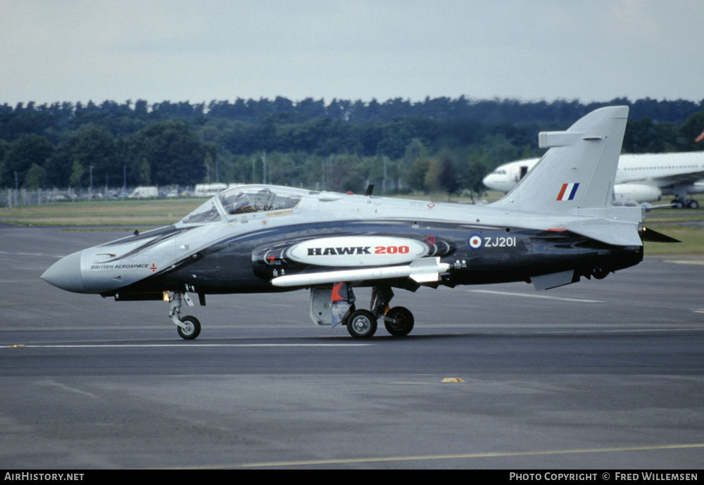 Aircraft Photo of ZJ201 | British Aerospace Hawk 200RDA | UK - Air Force | AirHistory.net #195073