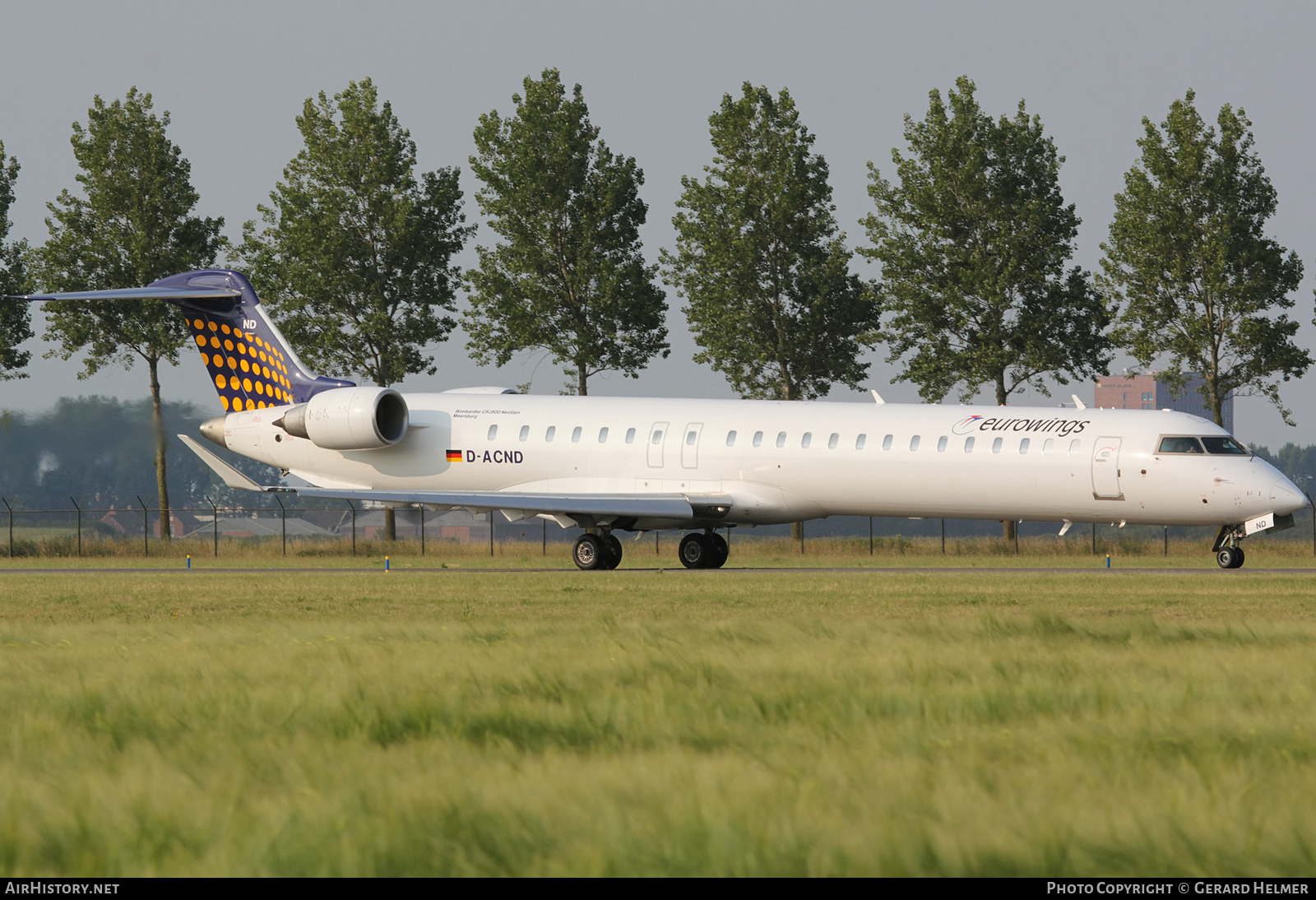 Aircraft Photo of D-ACND | Bombardier CRJ-900 NG (CL-600-2D24) | Eurowings | AirHistory.net #195090