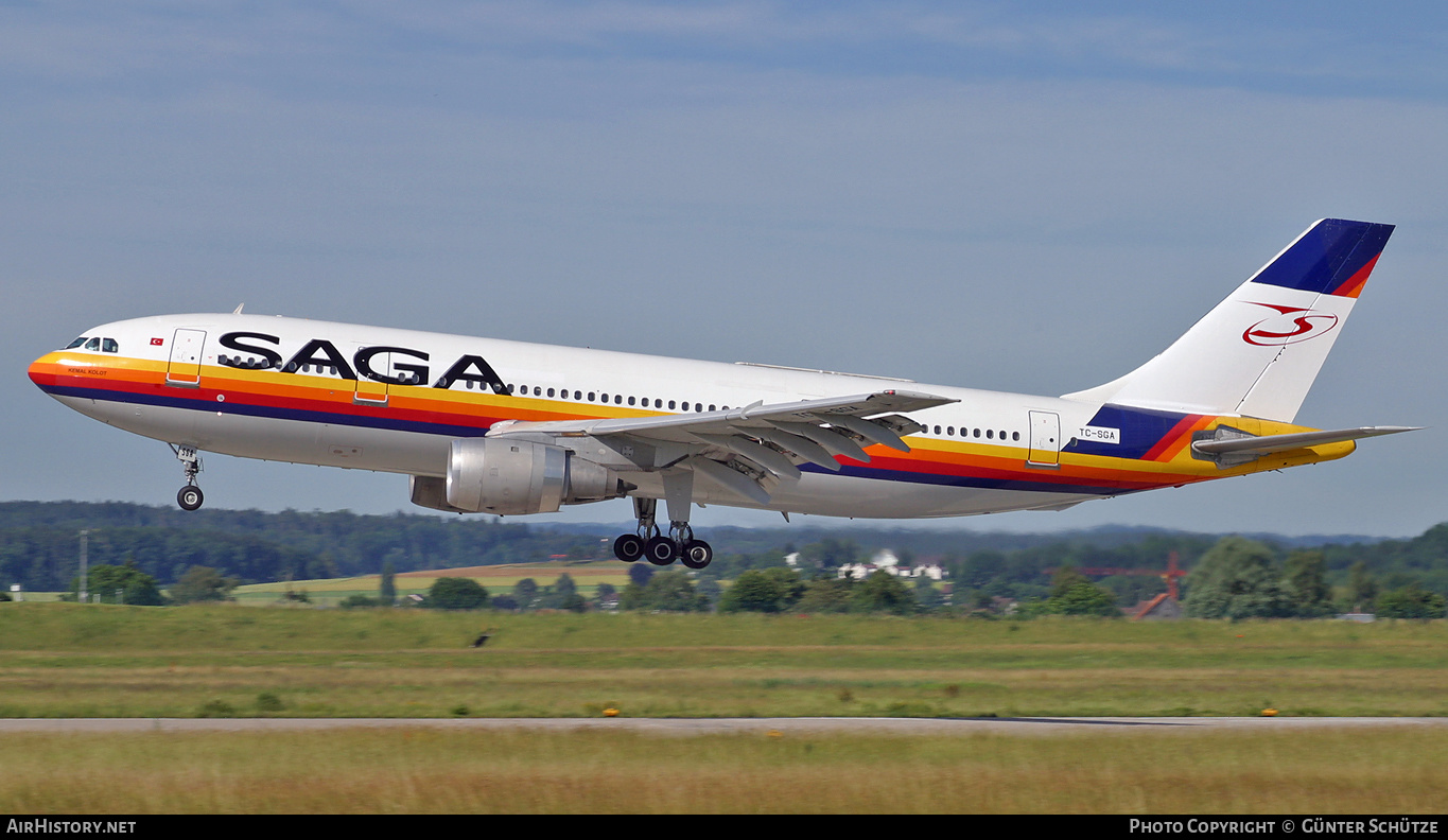 Aircraft Photo of TC-SGA | Airbus A300B2K-3C | Saga Airlines | AirHistory.net #195100