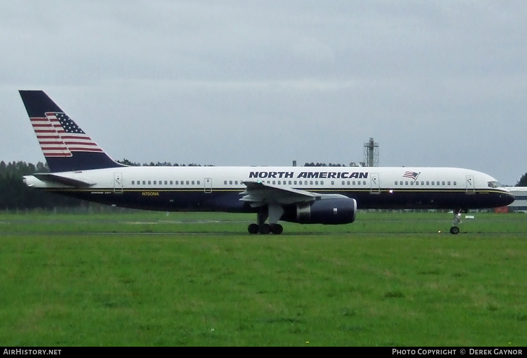 Aircraft Photo of N750NA | Boeing 757-28A | North American Airlines | AirHistory.net #195103