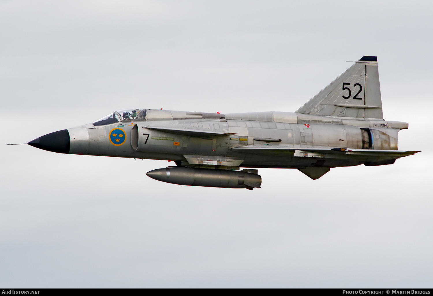 Aircraft Photo of SE-DXN / 37098 | Saab AJS37 Viggen | Sweden - Air Force | AirHistory.net #195114