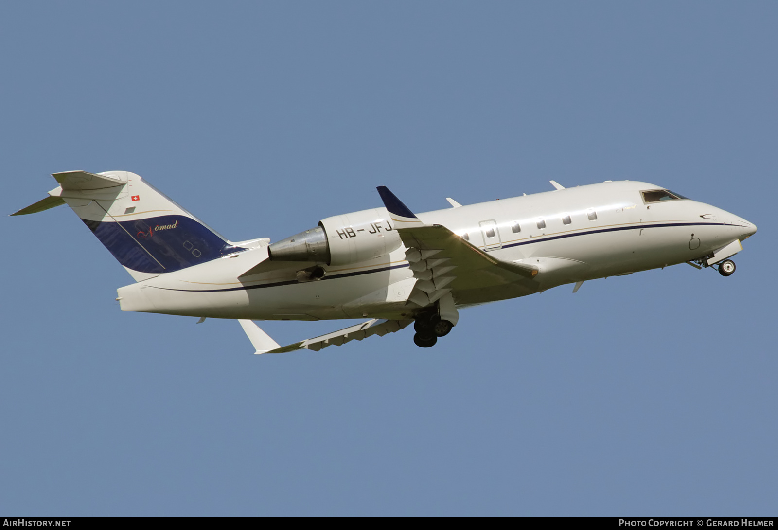 Aircraft Photo of HB-JFJ | Bombardier Challenger 604 (CL-600-2B16) | Nomad Aviation | AirHistory.net #195119