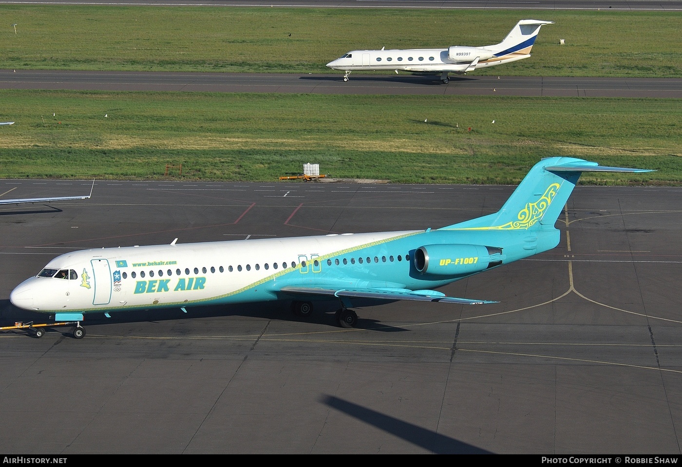 Aircraft Photo of UP-F1007 | Fokker 100 (F28-0100) | Bek Air | AirHistory.net #195126