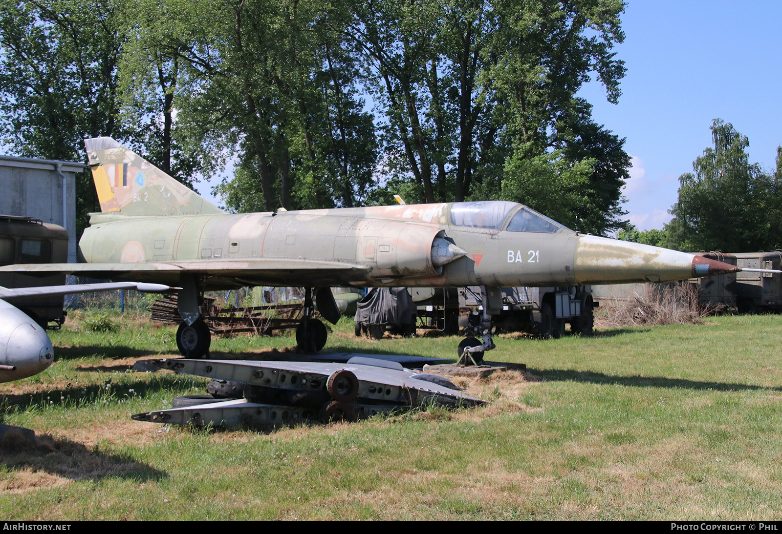 Aircraft Photo of BA21 | Dassault Mirage 5BA | Belgium - Air Force | AirHistory.net #195147