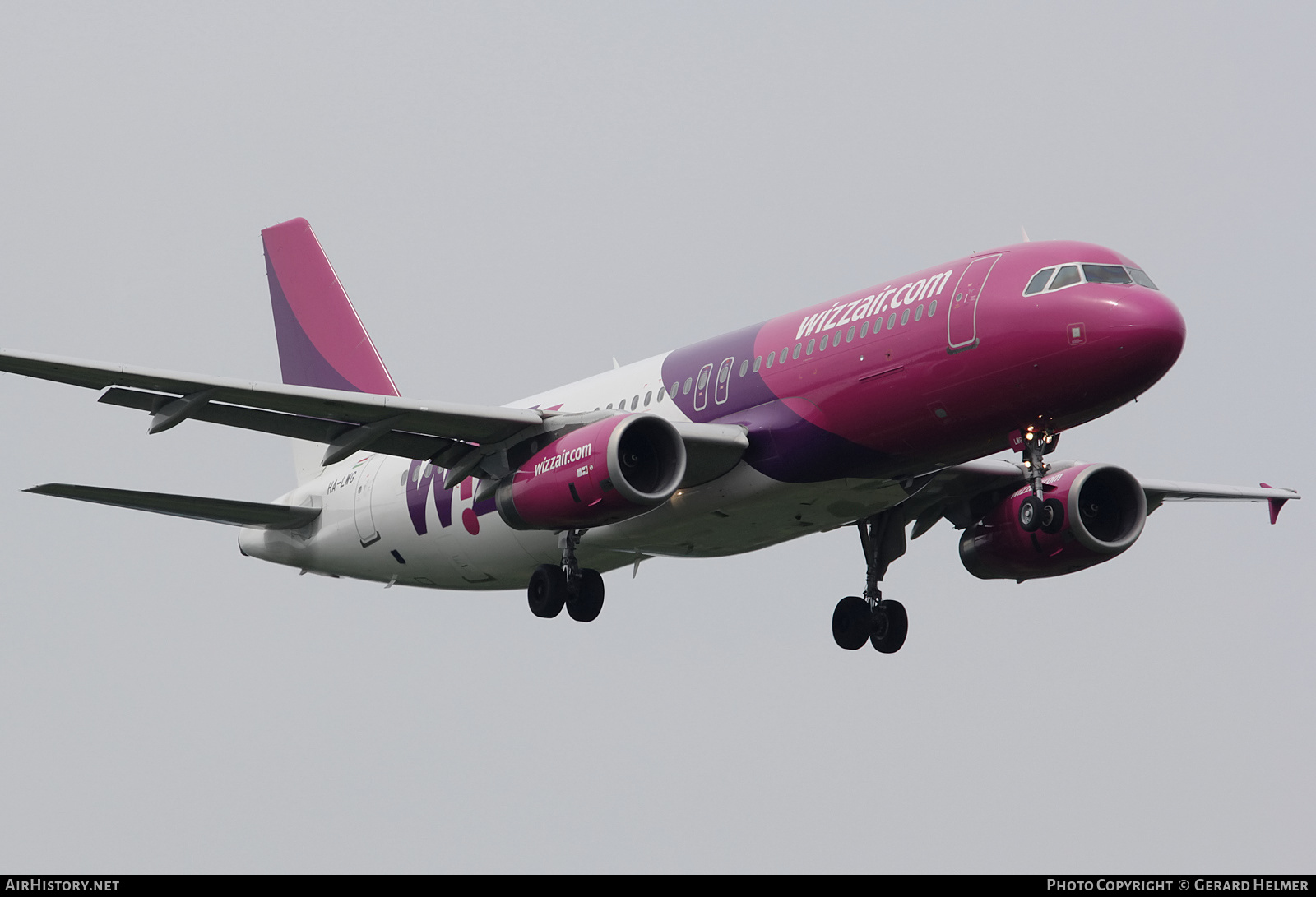 Aircraft Photo of HA-LWG | Airbus A320-232 | Wizz Air | AirHistory.net #195170