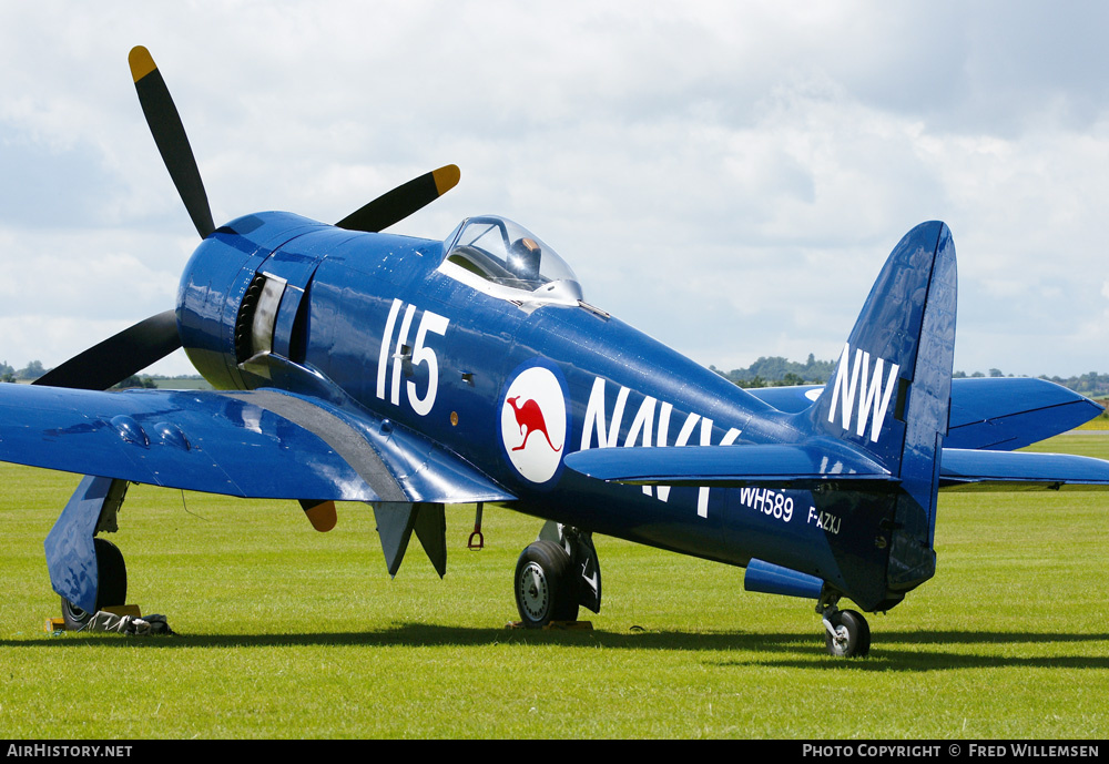 Aircraft Photo of F-AZXJ / WH589 | Hawker Sea Fury FB11 | Australia - Navy | AirHistory.net #195203