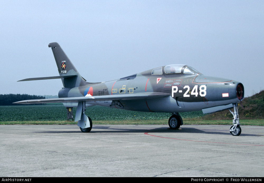 Aircraft Photo of P-248 | Republic F-84F Thunderstreak | Netherlands - Air Force | AirHistory.net #195212