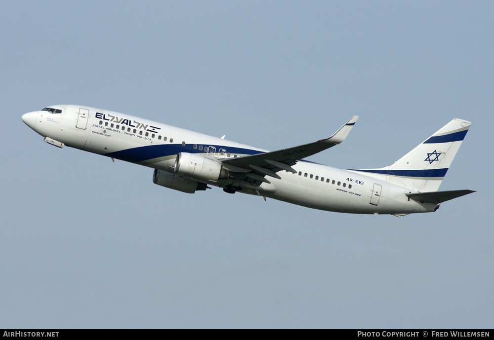 Aircraft Photo of 4X-EKI | Boeing 737-86N | El Al Israel Airlines | AirHistory.net #195215
