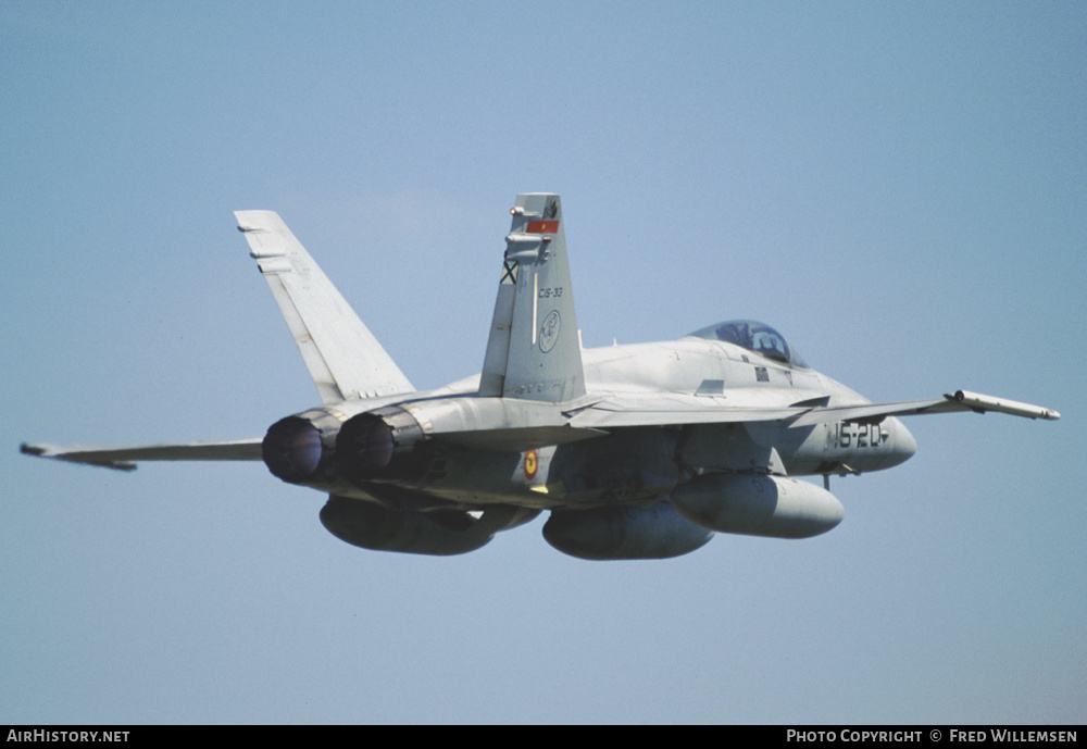 Aircraft Photo of C15-33 | McDonnell Douglas EF-18A Hornet | Spain - Air Force | AirHistory.net #195223