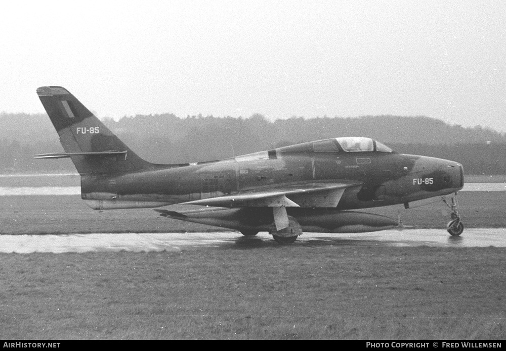 Aircraft Photo of FU-85 | Republic F-84F Thunderstreak | Belgium - Air Force | AirHistory.net #195228