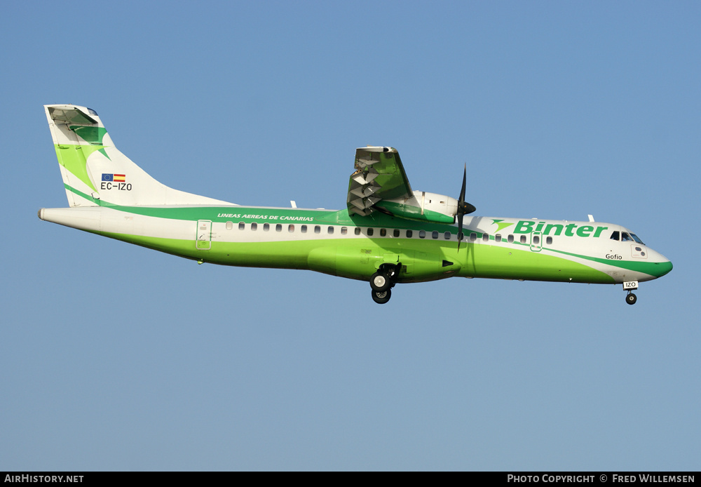 Aircraft Photo of EC-IZO | ATR ATR-72-500 (ATR-72-212A) | Binter Canarias | AirHistory.net #195235