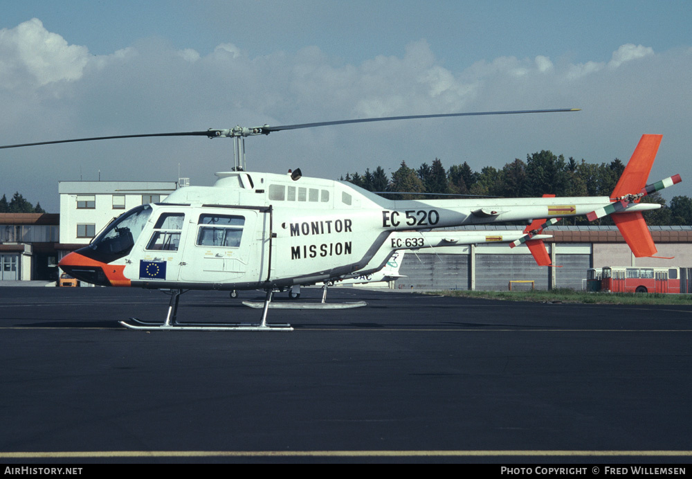 Aircraft Photo of EC520 | Bell AB-206C-1 JetRanger II | E.C. Monitor Mission | AirHistory.net #195242