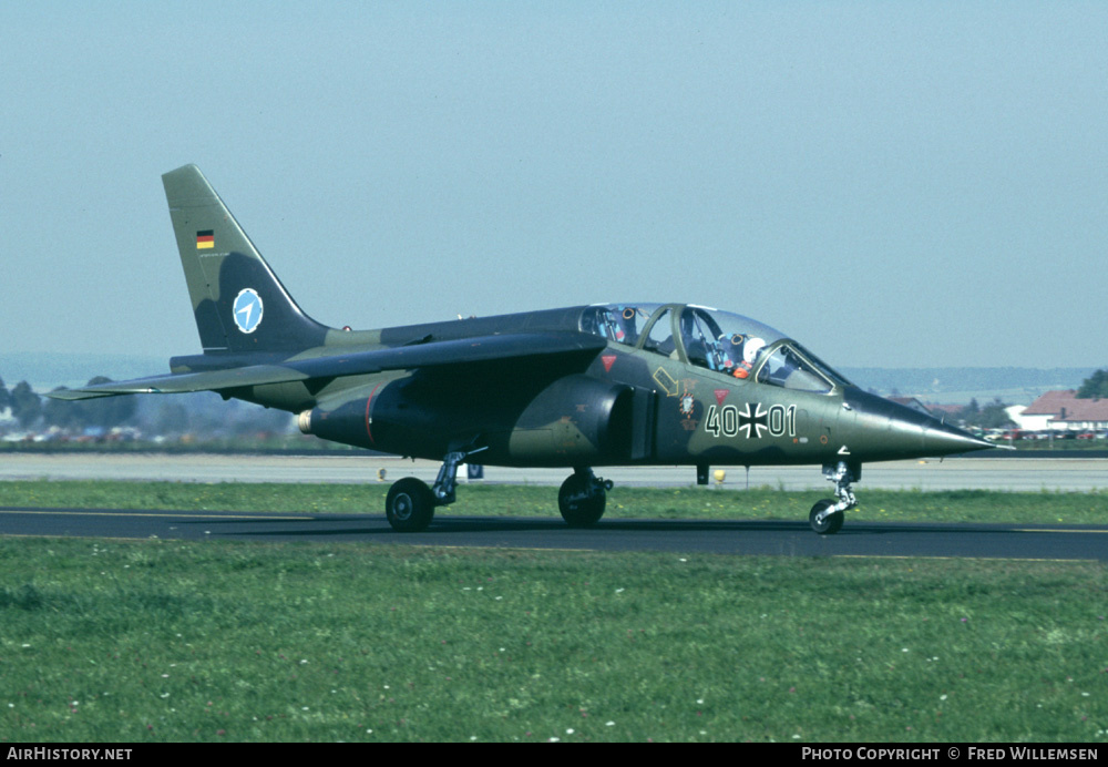 Aircraft Photo of 4001 | Dassault-Dornier Alpha Jet A | Germany - Air Force | AirHistory.net #195259