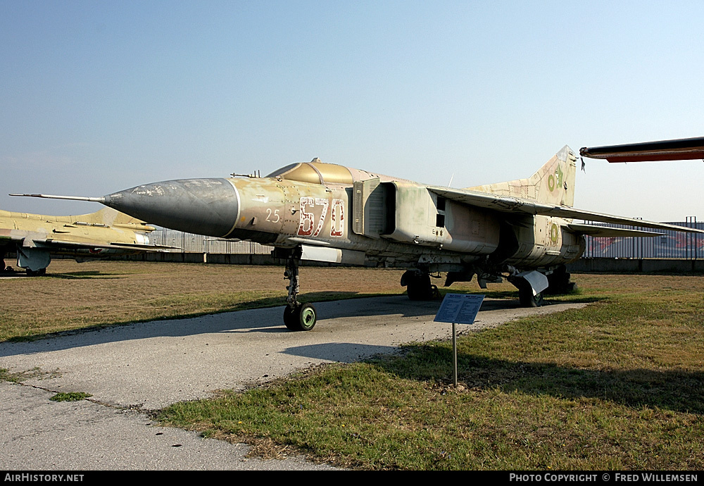 Aircraft Photo of 670 | Mikoyan-Gurevich MiG-23MF | Bulgaria - Air Force | AirHistory.net #195261