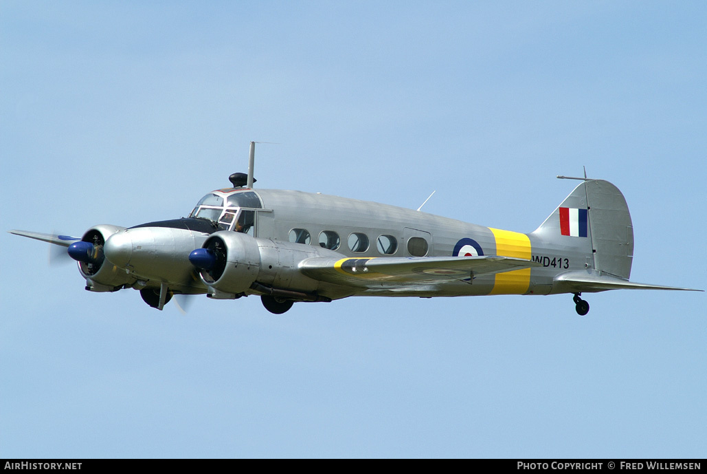 Aircraft Photo of G-VROE / WD413 | Avro 652A Anson T21 | UK - Air Force | AirHistory.net #195270