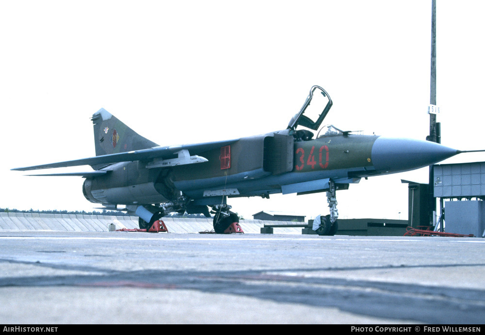 Aircraft Photo of 340 | Mikoyan-Gurevich MiG-23ML | East Germany - Air Force | AirHistory.net #195304