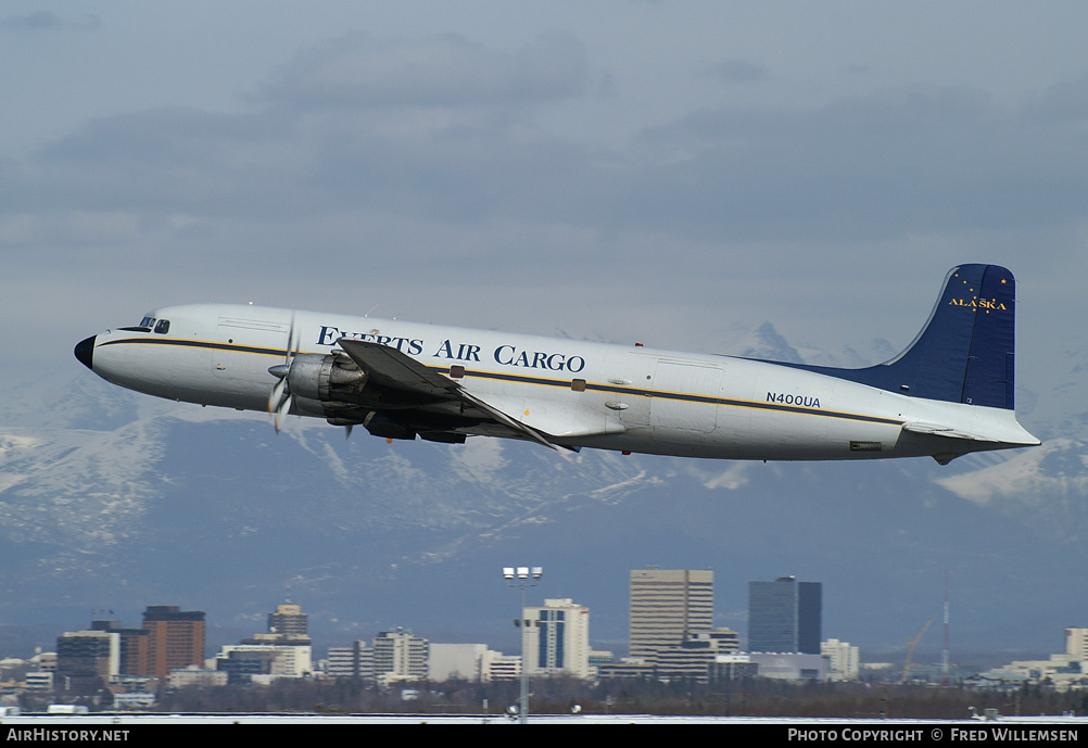 Aircraft Photo of N400UA | Douglas DC-6A | Everts Air Cargo | AirHistory.net #195311