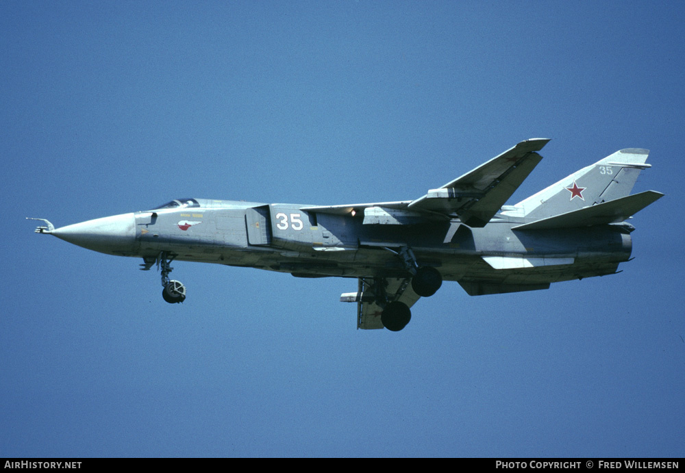 Aircraft Photo of 35 white | Sukhoi Su-24 | Russia - Air Force | AirHistory.net #195313