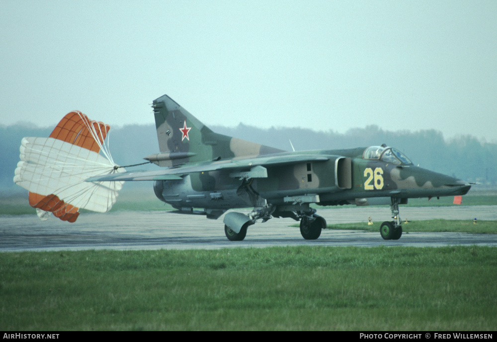 Aircraft Photo of 26 yellow | Mikoyan-Gurevich MiG-27D | Russia - Air Force | AirHistory.net #195319