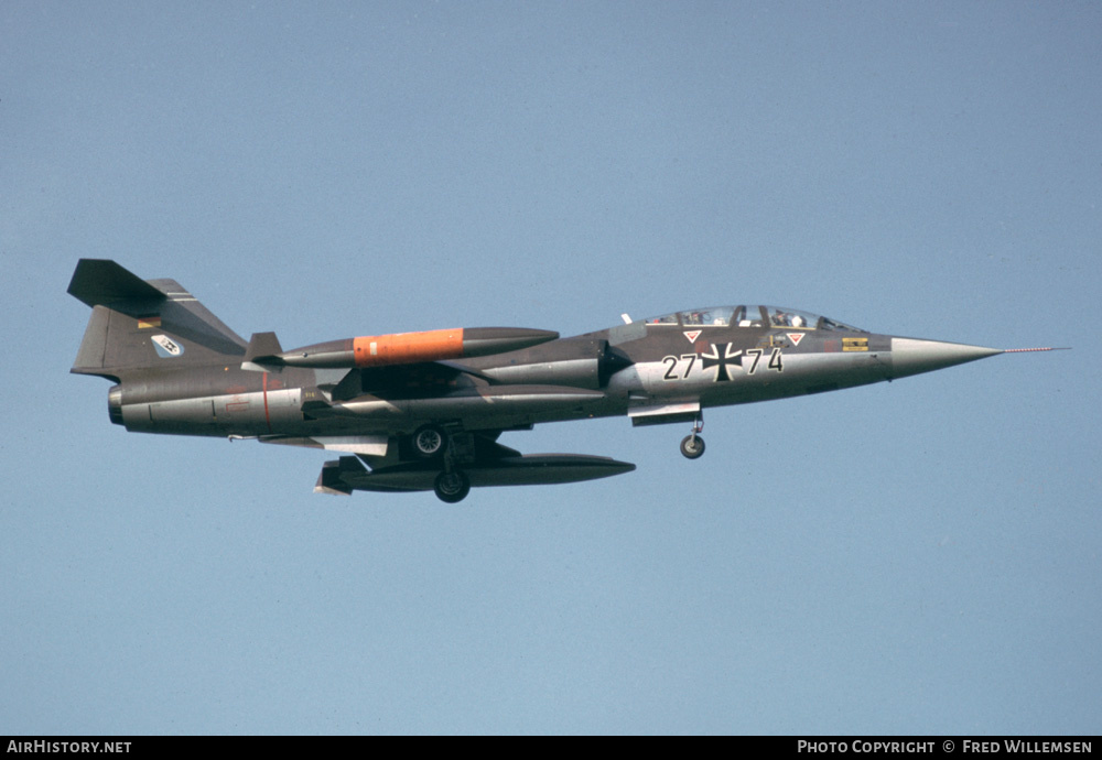 Aircraft Photo of 2774 | Lockheed TF-104G Starfighter | Germany - Air Force | AirHistory.net #195325