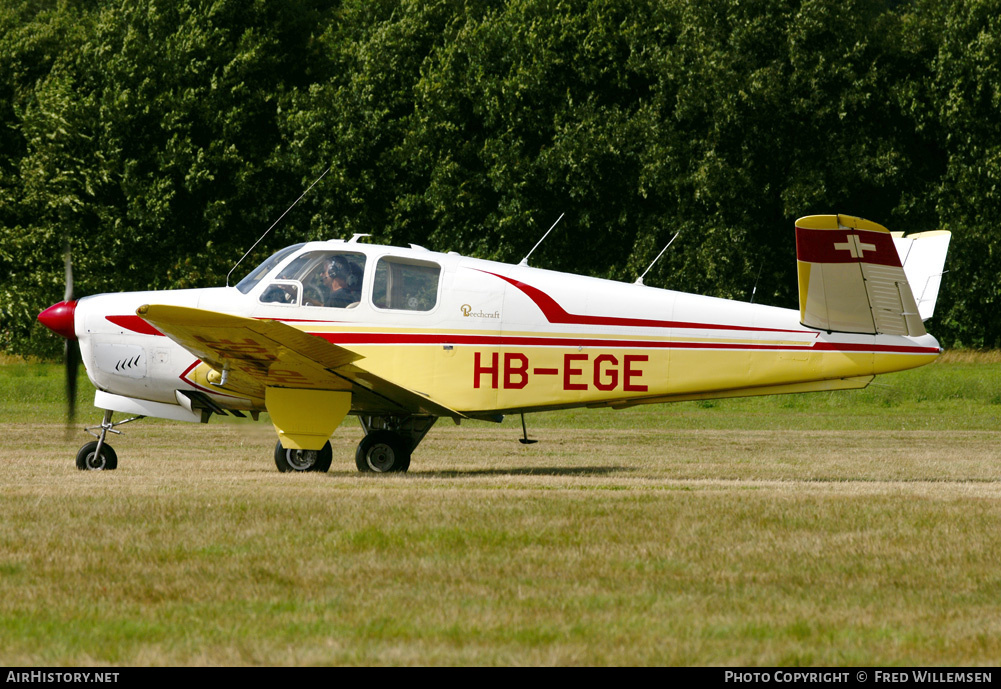 Aircraft Photo of HB-EGE | Beech A35 Bonanza | AirHistory.net #195337