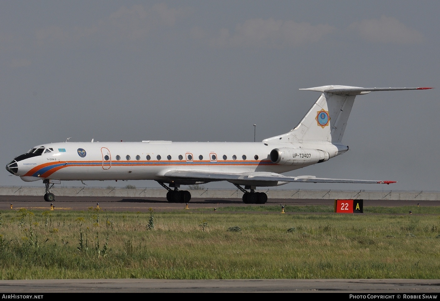 Aircraft Photo of UP-T3407 | Tupolev Tu-134A-3 | MChS Kazaviaspas | AirHistory.net #195372