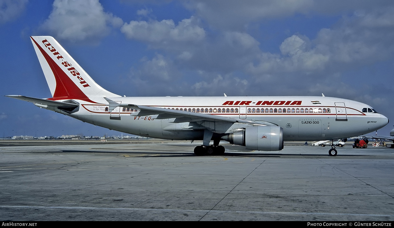 Aircraft Photo of VT-EQS | Airbus A310-304 | Air India | AirHistory.net #195373