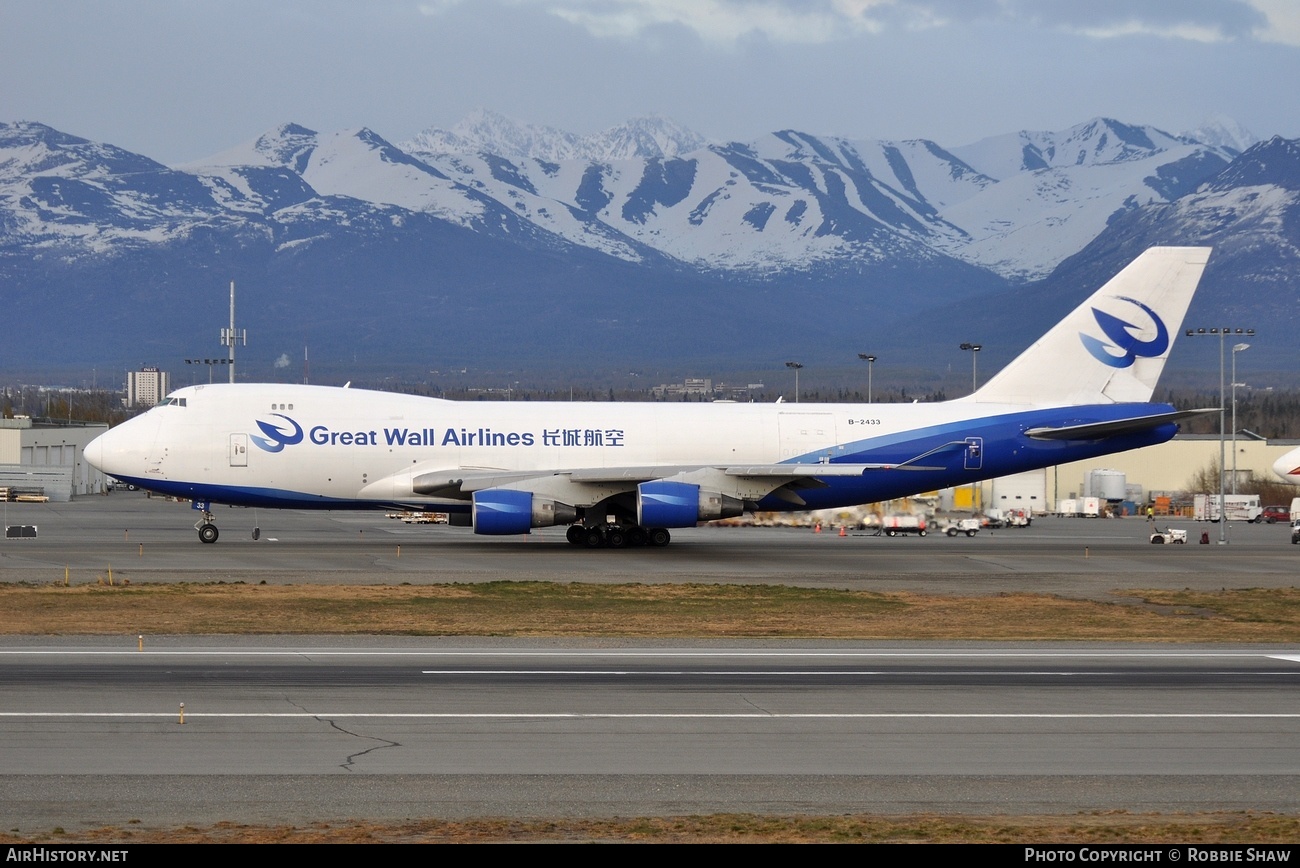 Aircraft Photo of B-2433 | Boeing 747-412F/SCD | Great Wall Airlines | AirHistory.net #195382