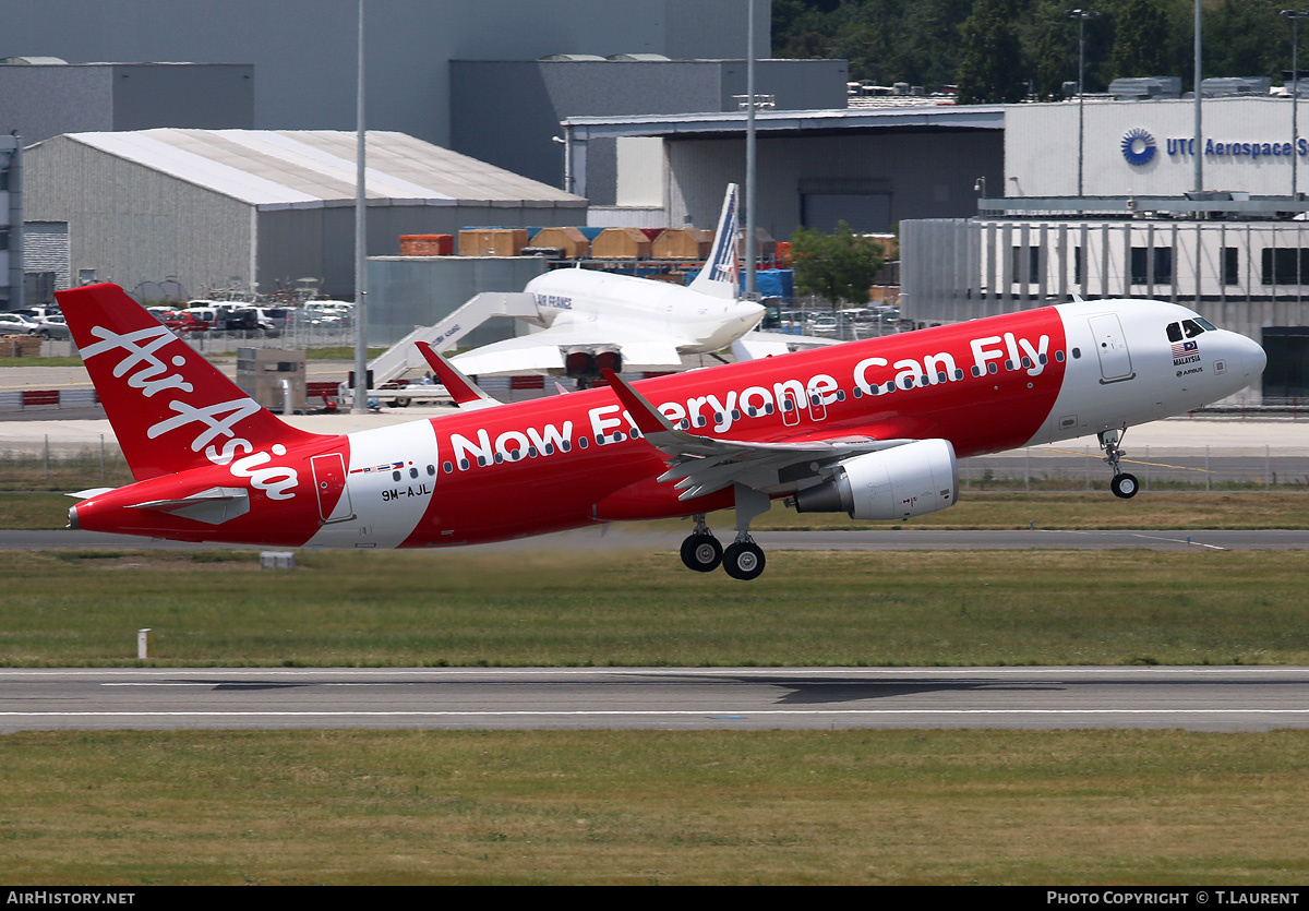 Aircraft Photo of 9M-AJL | Airbus A320-216 | AirAsia | AirHistory.net #195383