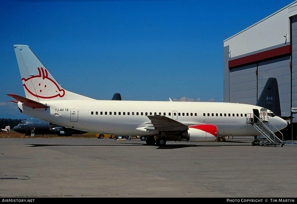 Aircraft Photo of YJ-AV18 | Boeing 737-3Q8 | Bmibaby | AirHistory.net #195429