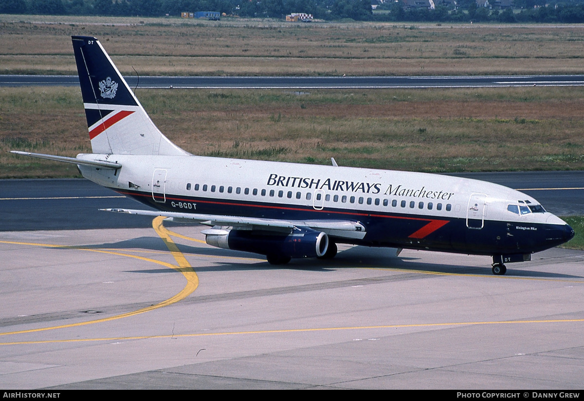 Aircraft Photo of G-BGDT | Boeing 737-236/Adv | British Airways Manchester | AirHistory.net #195446