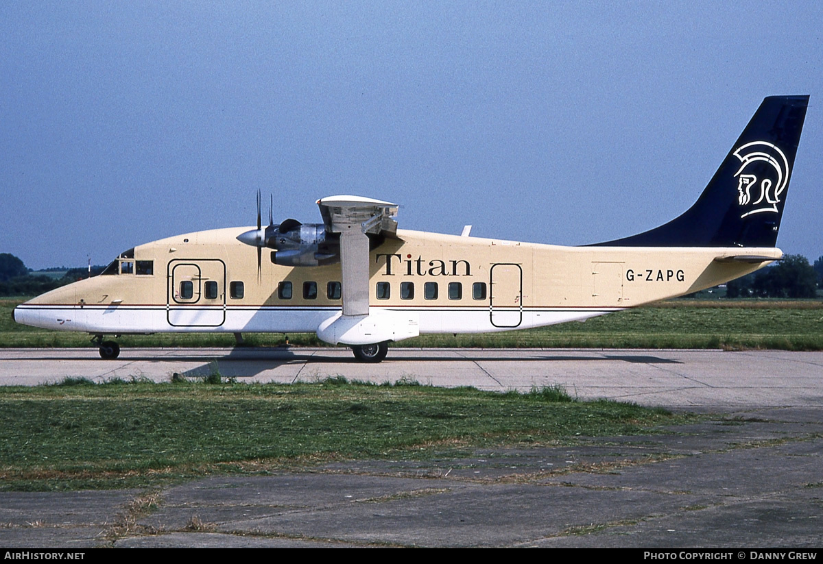 Aircraft Photo of G-ZAPG | Short 360-300 | Titan Airways | AirHistory.net #195449