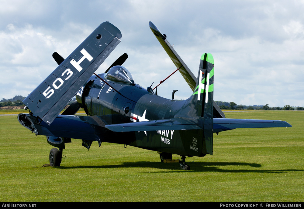 Aircraft Photo of G-RADR / 126922 | Douglas A-1D Skyraider (AD-4NA) | USA - Navy | AirHistory.net #195492