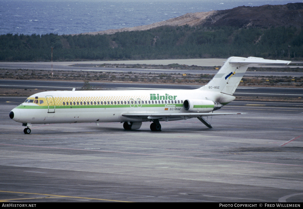 Aircraft Photo of EC-BQZ | McDonnell Douglas DC-9-32 | Binter Canarias | AirHistory.net #195507