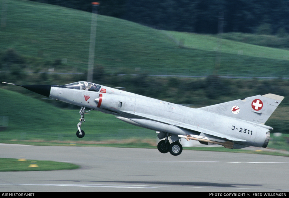 Aircraft Photo of J-2311 | Dassault Mirage IIIS | Switzerland - Air Force | AirHistory.net #195515