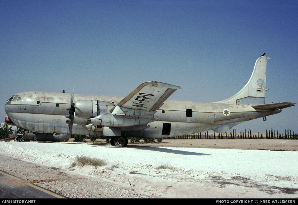 Aircraft Photo of 035 / 4X-FPO | Boeing KC-97G Stratofreighter | Israel - Air Force | AirHistory.net #195517