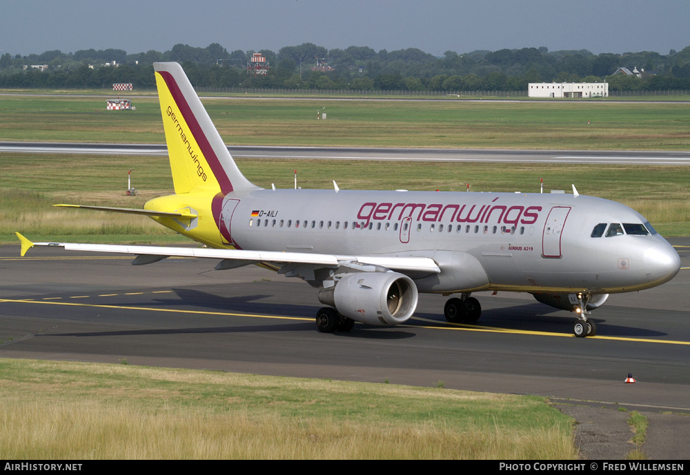 Aircraft Photo of D-AILI | Airbus A319-114 | Germanwings | AirHistory.net #195518